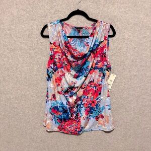 George Multicolor Sleeveless Blouse